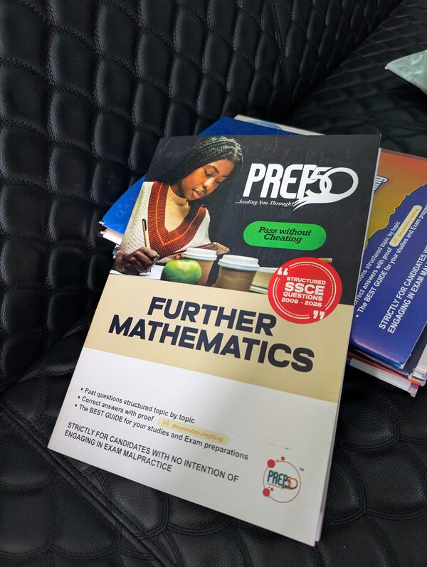 Prep50 Further Maths past questions, SSCE 2006 - 2026
