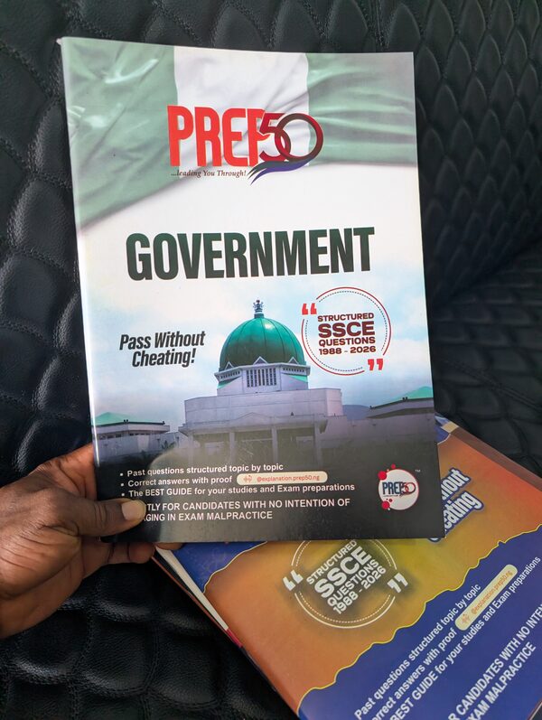 Prep50 Government past questions, SSCE 1988 - 2026