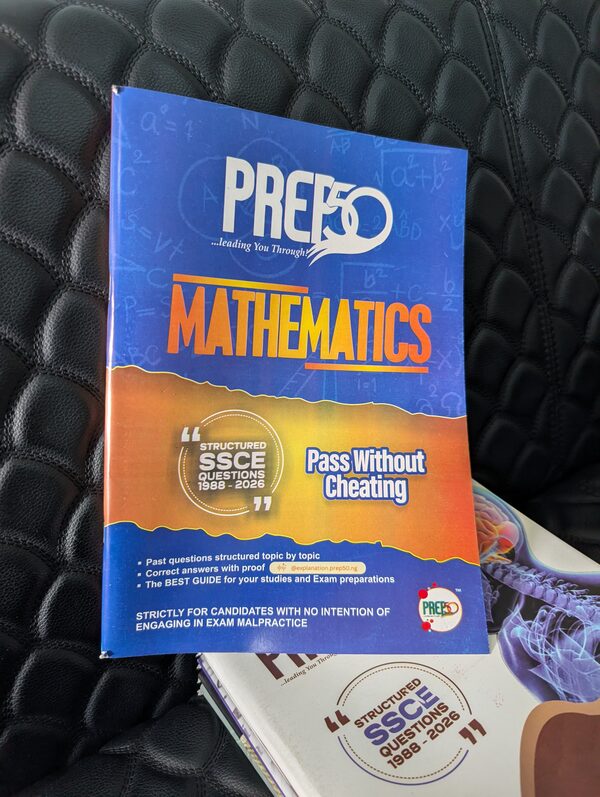 Prep50 Mathematics past questions, SSCE 1988 - 2026